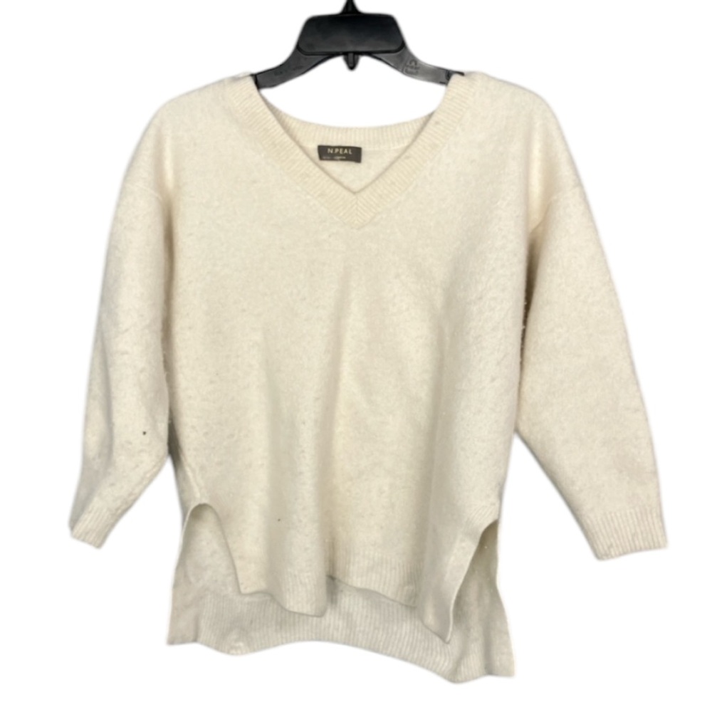 N.PEAL 100% cashmere ivoryy sweater size XS